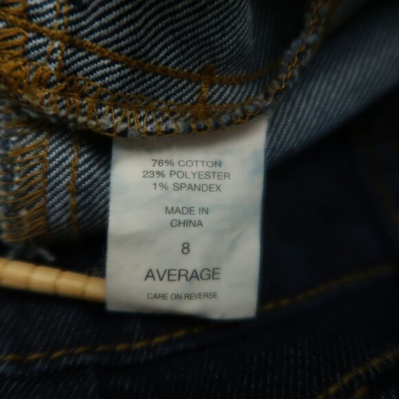 New York & Company Jeans Women's Size 8 Blue Low-Rise Flare Denim 31.5" Inseam - Picture 9 of 15